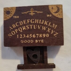 NIB Mini Wooden Ouija Board Planchette